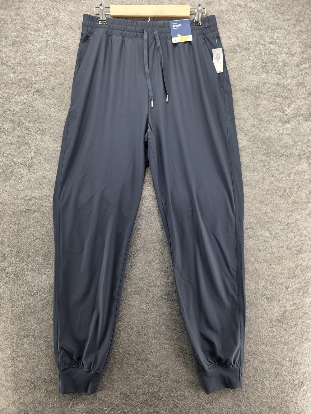 Old Navy Jogger Pants Womens M Tall Blue SleekTech Elastic Waist 31 Inseam